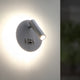 Aplică de perete LED orientabilă White Round 10W - imagine 4