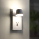 Aplică de perete LED orientabilă White Down 17W - imagine 4