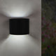 Aplică de perete LED Black Round 12W IP54 - imagine 4