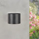 Aplică de perete LED Black Round 12W IP54 - imagine 2