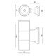 Aplică de perete exterior Tube 2XGU10 IP54 - imagine 3