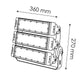 Spot modular LED premium de 150 W - imagine 3