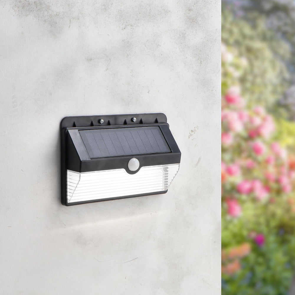 Lampă de perete LED Solar Sun cu senzor de mișcare