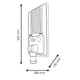 Solights Lumina Strada Solara LED pentru Iluminat Public 100W - imagine 3