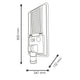 Solights Lumina Strada Solara LED pentru Iluminat Public 300W - imagine 3