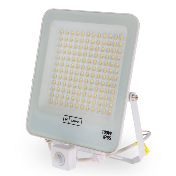 Proiector LED Napoli Plus White 100W cu senzor de mișcare