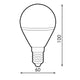 Bec LED E14 G60 7W - imagine 3