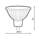 Bec LED MR16 Smd Plus 6W - imagine 3