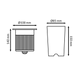 Proiector încastrat Fit 30W pentru pardoseală 12-24V DC IP67 CCT - imagine 3
