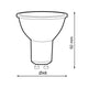 Bec LED GU10 Smd Plus 7W 60º - Pachet 6 - imagine 3