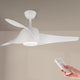 Fanton ventilator de tavan cu LED alb