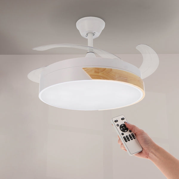 Ventilator de tavan cu LED Messe Wood