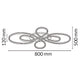 Plafoniera LED Fleow - imagine 3
