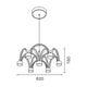 Plafoniera LED Emin 84W - imagine 3