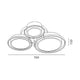 Plafoniera LED Obsesion 113W - imagine 3