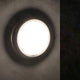 Aplică LED de perete cu sferă 12W PIR 360º Senzor de mișcare IP54 - imagine 4