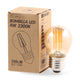 Bec LED Filament E27 G45 4W Chihlimbar