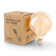 Bec LED Filament E27 G125 6W Chihlimbar