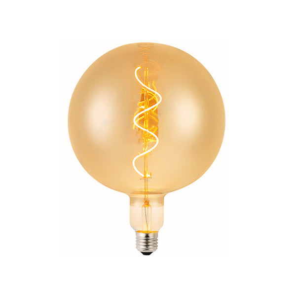 Bec LED cu filament spiralat E27 G125 4W Chihlimbar