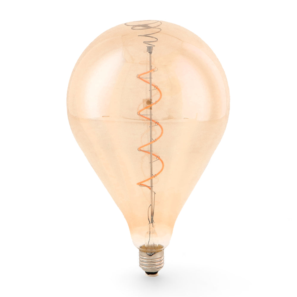 Bec LED cu filament spiralat E27 A160 4W Chihlimbar