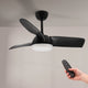 Ventilator de tavan LED Black Face - imagine 3