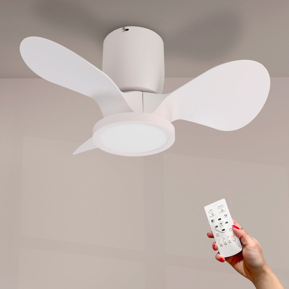 Ventilator de tavan cu LED