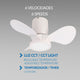 Ventilator de tavan cu LED - imagine 5