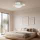 Ventilator de tavan cu LED alb - imagine 2