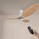 Ventilator De Tavan LED White Aras