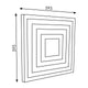 Extractor de aer 60X60 cm 50W - imagine 3