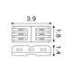 Conector rapid cu 3 intrări de până la 4 mm² | Pachet 20 buc - imagine 3