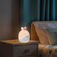 Lampă / Ceas Deșteptător LED Tactil Pentru Copii Rabbit - imagine 2