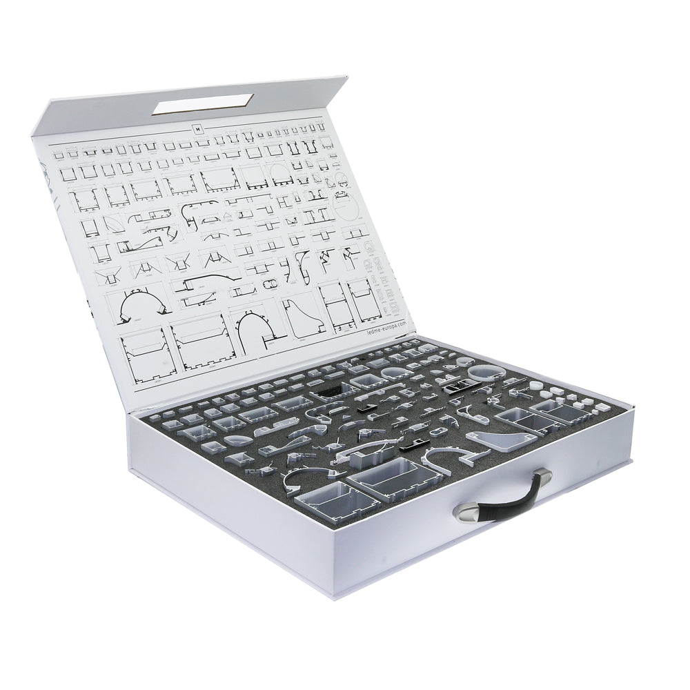 Carcasă demonstrativă profile din aluminiu +100 modele - LEDme Europe