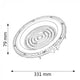 Lampa LED industriala ECO LED 200W - imagine 3