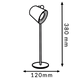 Lampă LED De Masă Black Leni - imagine 3