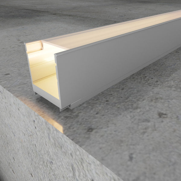 Profil din aluminiu MinLED 2 metri - Pandantiv optional - DSC