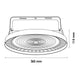 Lampa LED industriala Inspire 200W LED UFO High Bay - imagine 3