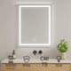 Oglinda de baie dreptunghiulara LED 15W