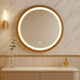 Oglindă LED pentru baie 15W Wood Round CCT