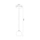 Spot LED Seria ET16 12W pentru pista magnetica Negru 48V