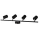 Plafoniera Country GU10 4 Spoturi Negru