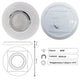 Plafoniera circulară LED Remo 40W CCT