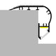 Profil din aluminiu Kuf - 2 metri