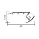 Profil din aluminiu TREP pentru scari- 2 metri