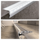 Profil din aluminiu TREP pentru scari- 2 metri