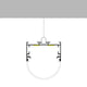 Profil oval din aluminiu - 2 metri