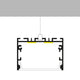 Profil din aluminiu lacuit Sixe White - 2 metri