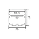 Profil din aluminiu Wef - 2 metri