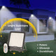 Proiector LED Napoli Plus 100W RGB Multicolor cu telecomandă