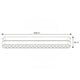 Spot LED Linéaire Seria ET16 16W pentru șină magnetică Negru 48V